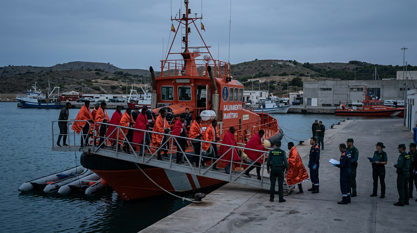 116 migranter räddade från sex båtar vid Balearerna