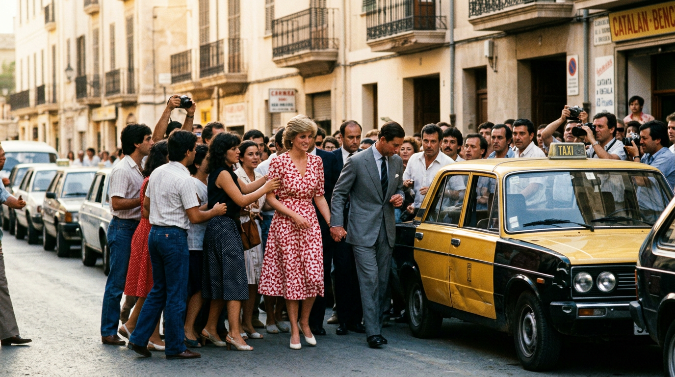 1986: Kungligt besök skapade tumult på Mallorca
