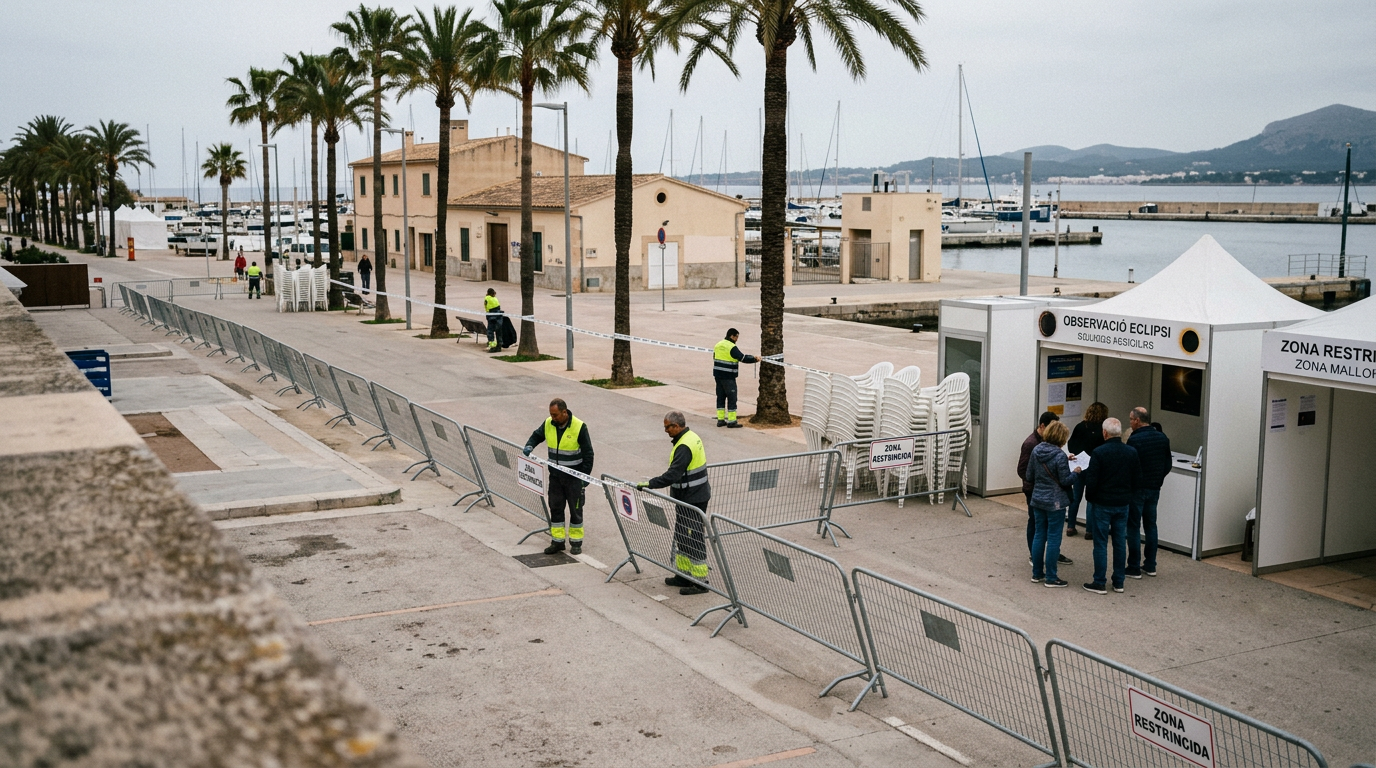 Alcúdia bäst för solförmörkelse med restriktioner