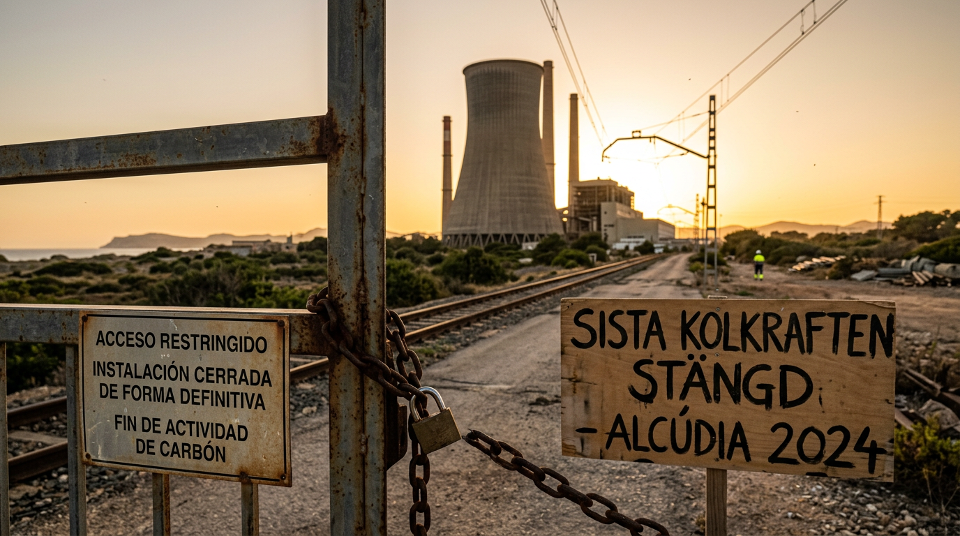 Alcúdia får klartecken att stänga sista kolkraften