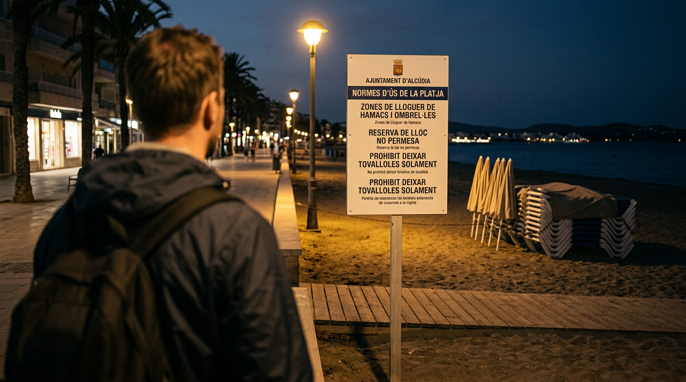 Alcúdia inför regler för solstolar på populära stränder