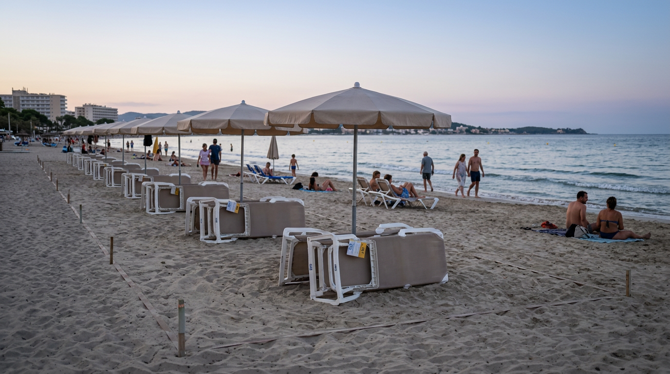 Alcúdia inför regler för solstolar på stranden nu