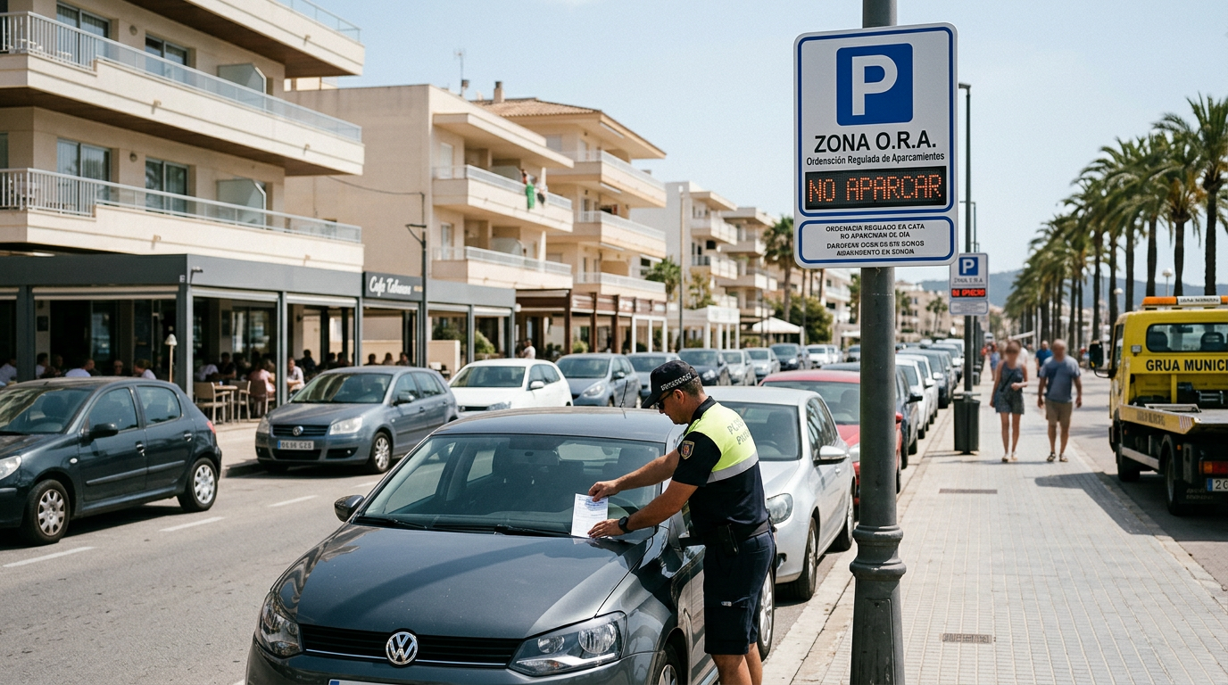 Alcúdia inför striktare parkeringsregler från 1 oktober