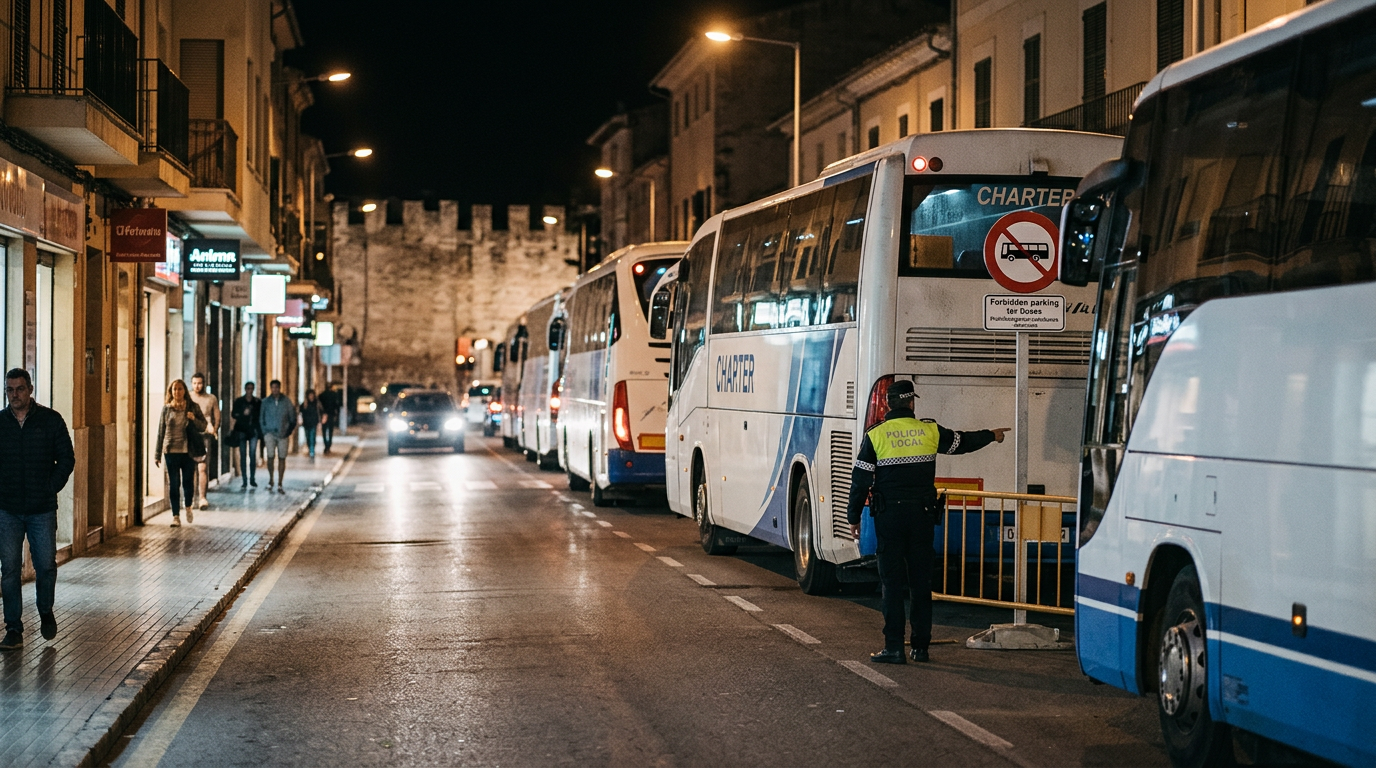 Alcúdia inför striktare regler för charterbussar