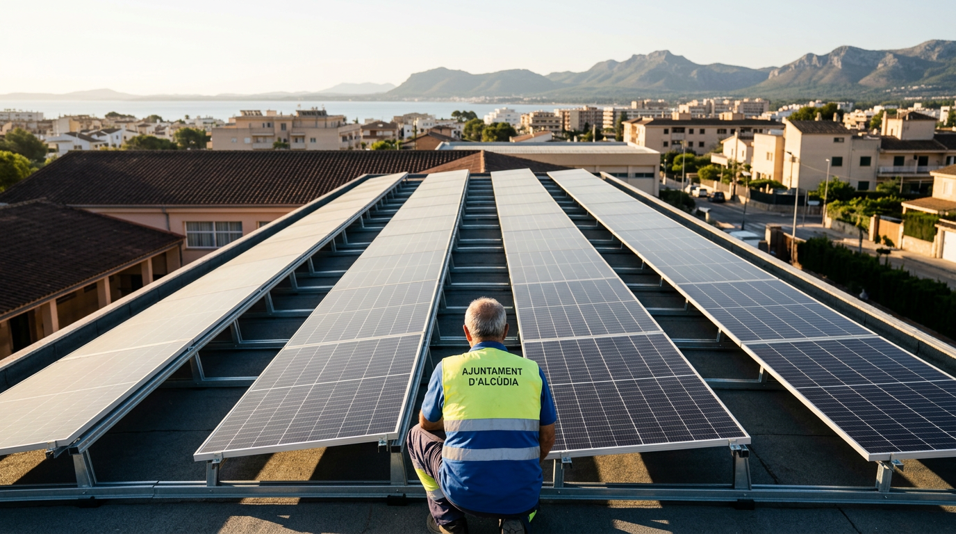 Alcúdia investerar i solenergi för offentliga byggnader