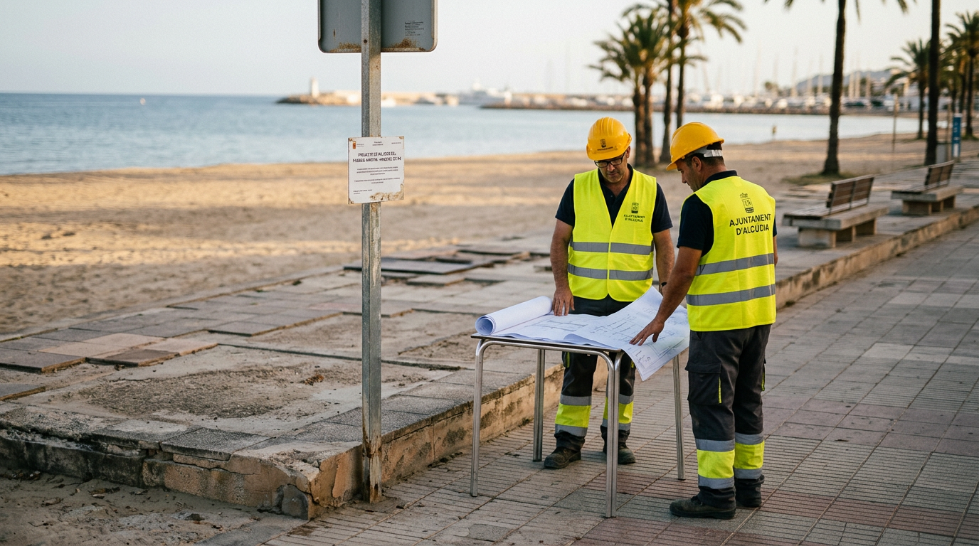 Alcúdia investerar miljoner för att rusta upp strandpromenaden