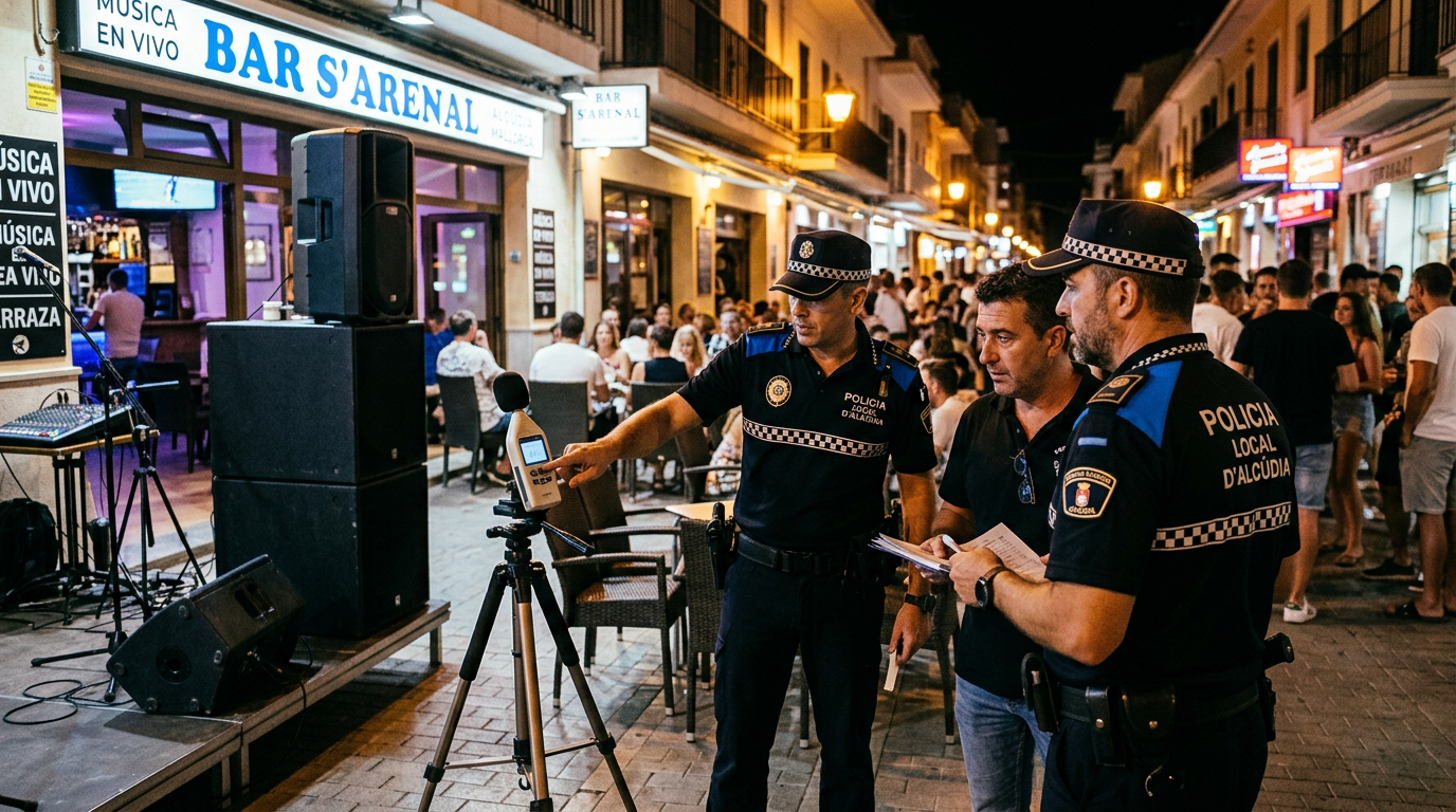 Alcúdia sätter nya gränser för ljudnivåer i sommar