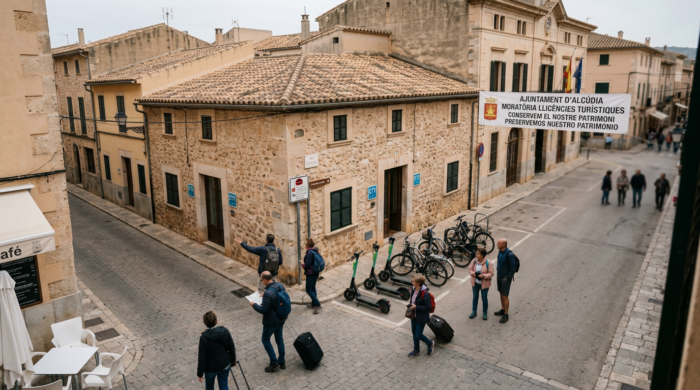 Alcúdia sätter stopp för nya turistbostäder i gamla stan