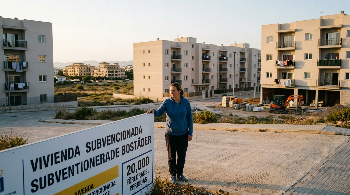 Balearerna förlorar 20 000 subventionerade hem