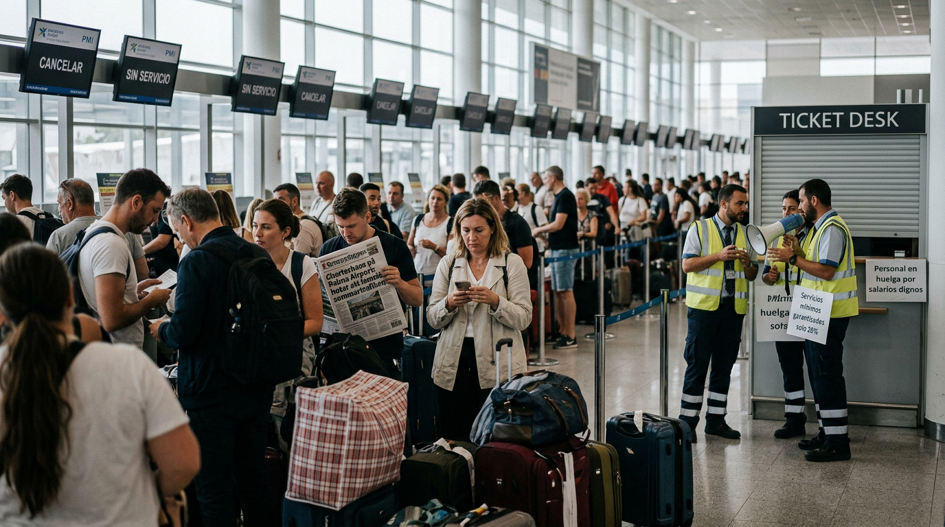Charterkaos på Palma Airport: Strejk hotar att lamslå sommartrafiken