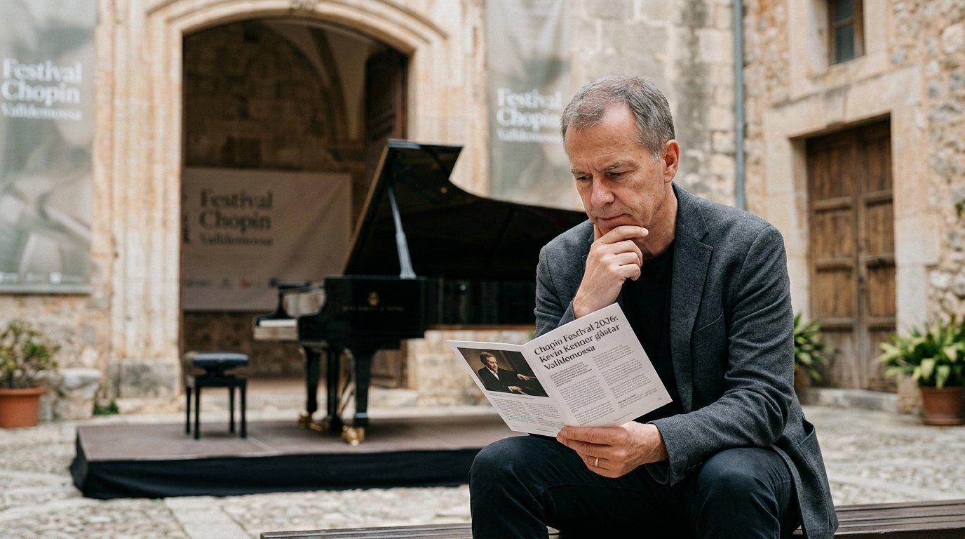 Chopin Festival 2026: Kevin Kenner gästar Valldemossa