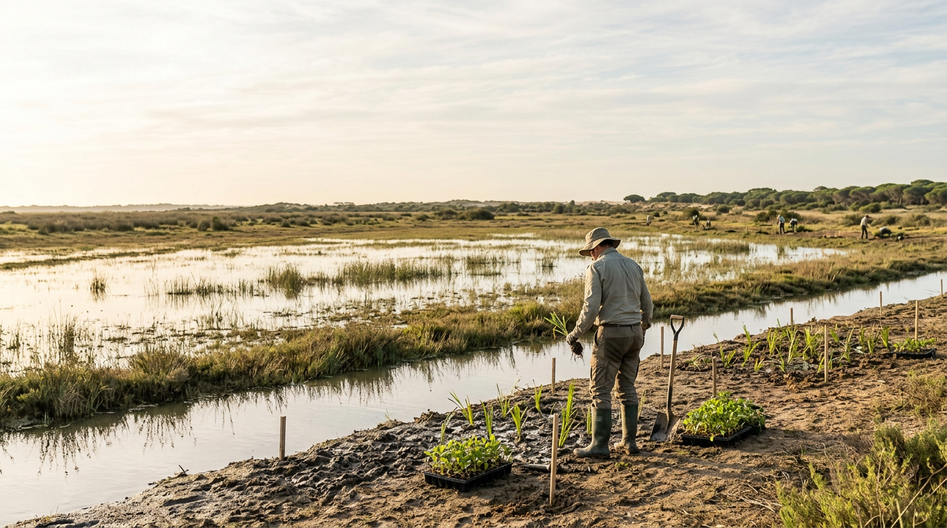 Doñana renatureras: 28,5 miljoner euro räddar våtmarker