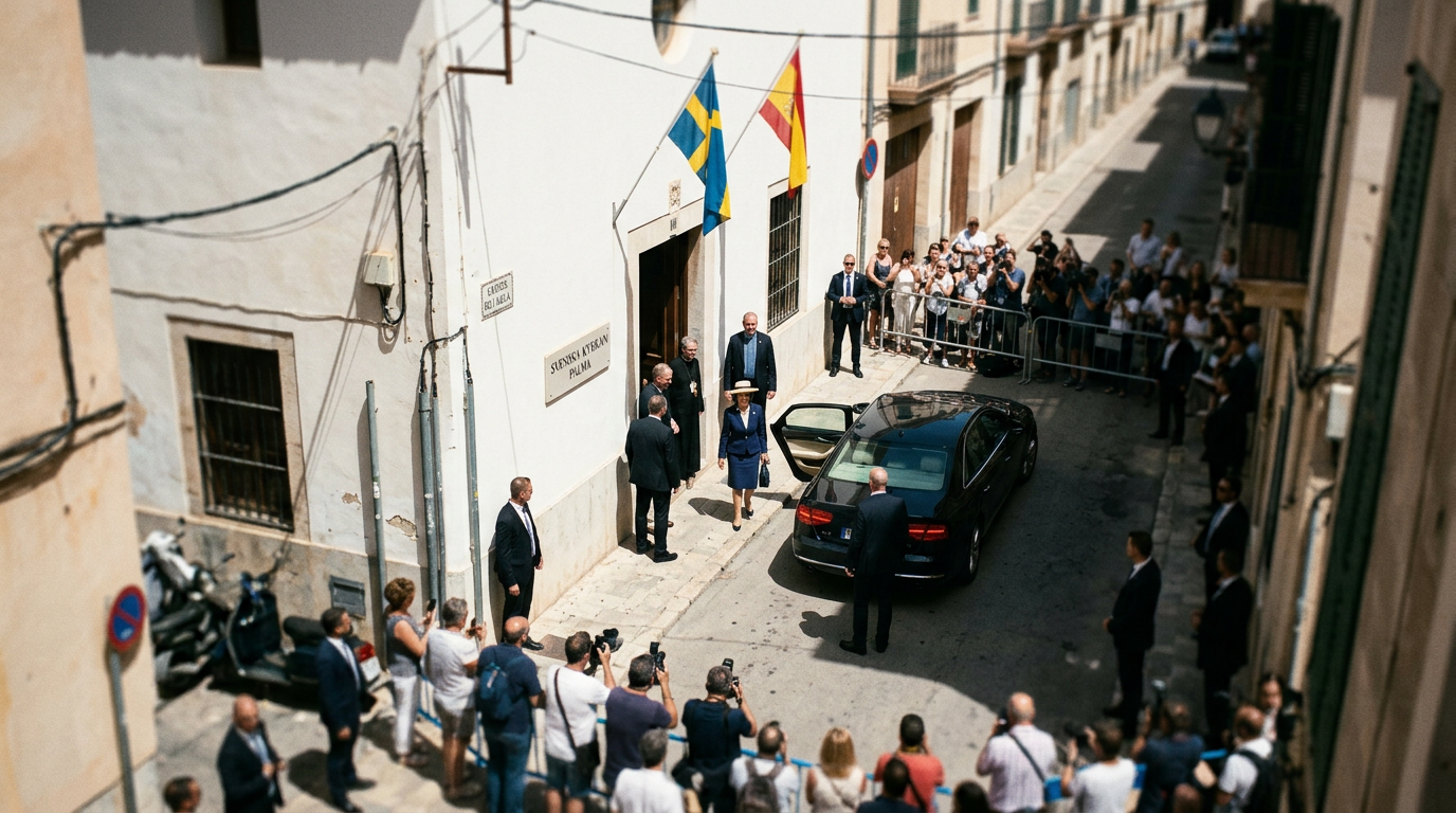 Drottning Silvia gästar den svenska kyrkan idag