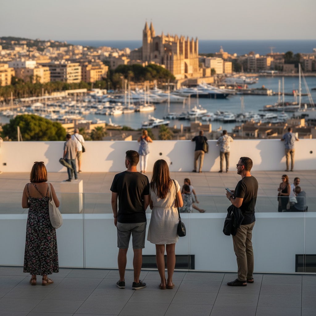 En kväll i Palma: konst, tapas och skaldjur vid vattnet