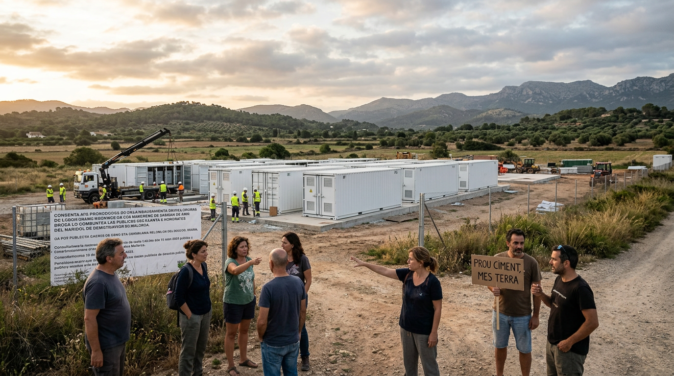 Energilagring expanderar på Mallorca trots motstånd