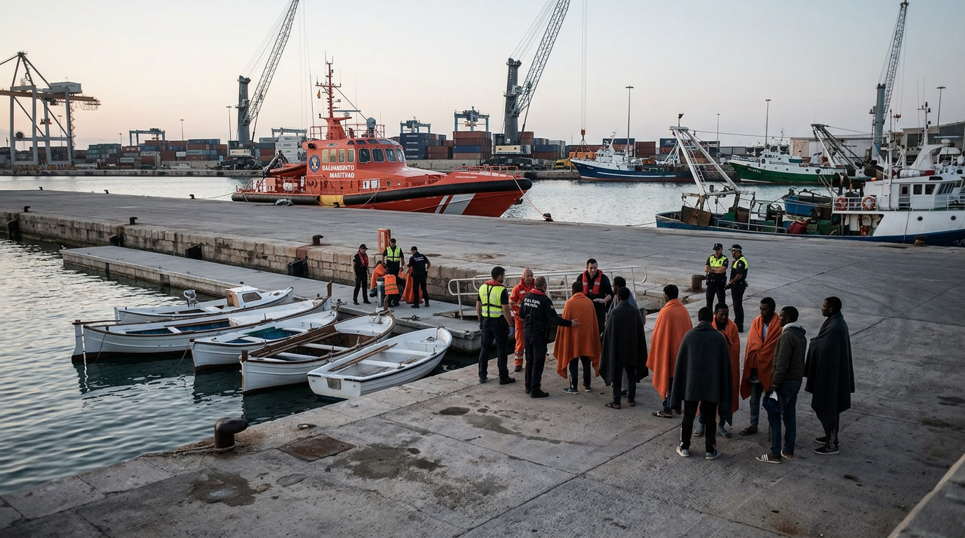 Fem småbåtar anlände till Balearerna igår