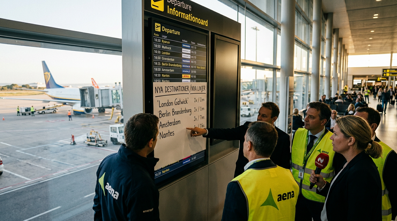 Flyg: Mallorcas flygplats utökar med nya destinationer