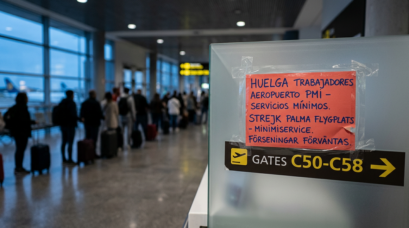 Flyg: Nytt strejkvarsel hotar flygtrafik till Mallorca