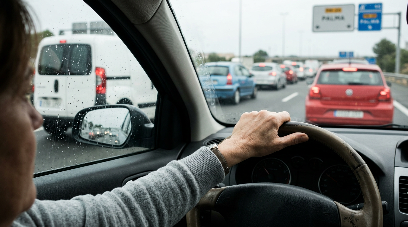 Förare på Balearerna mest stressade av köer