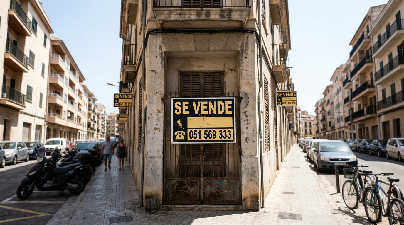 Fortsatt nedgång i bostadsförsäljningen på Mallorca