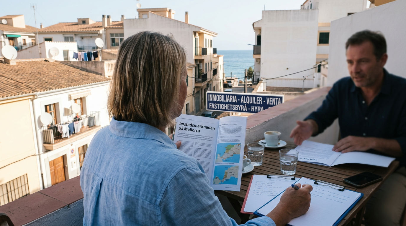 Hyror: Bostadsmarknaden lockar svenskar till Mallorca