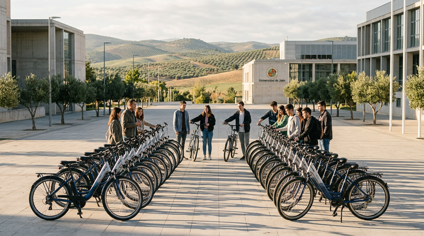 Jaén delar ut 25 elcyklar för grönare resor i staden