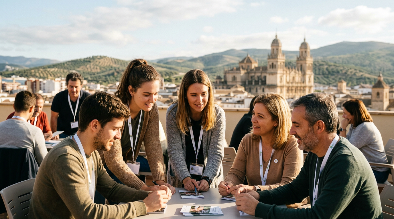 Jaén inviger volontärskola för 130 deltagare i Andalusien
