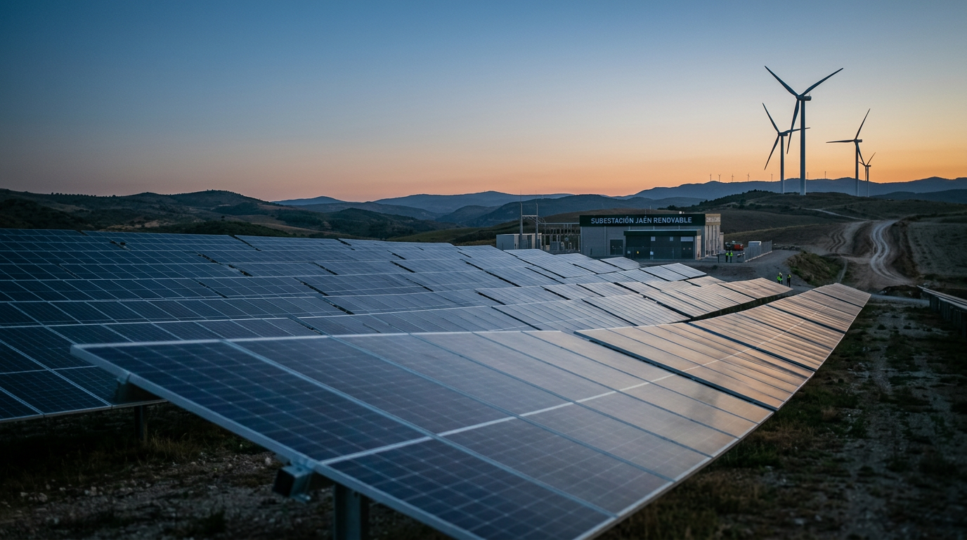 Jaén leder i förnybar energi: Nya megawatt solkraft