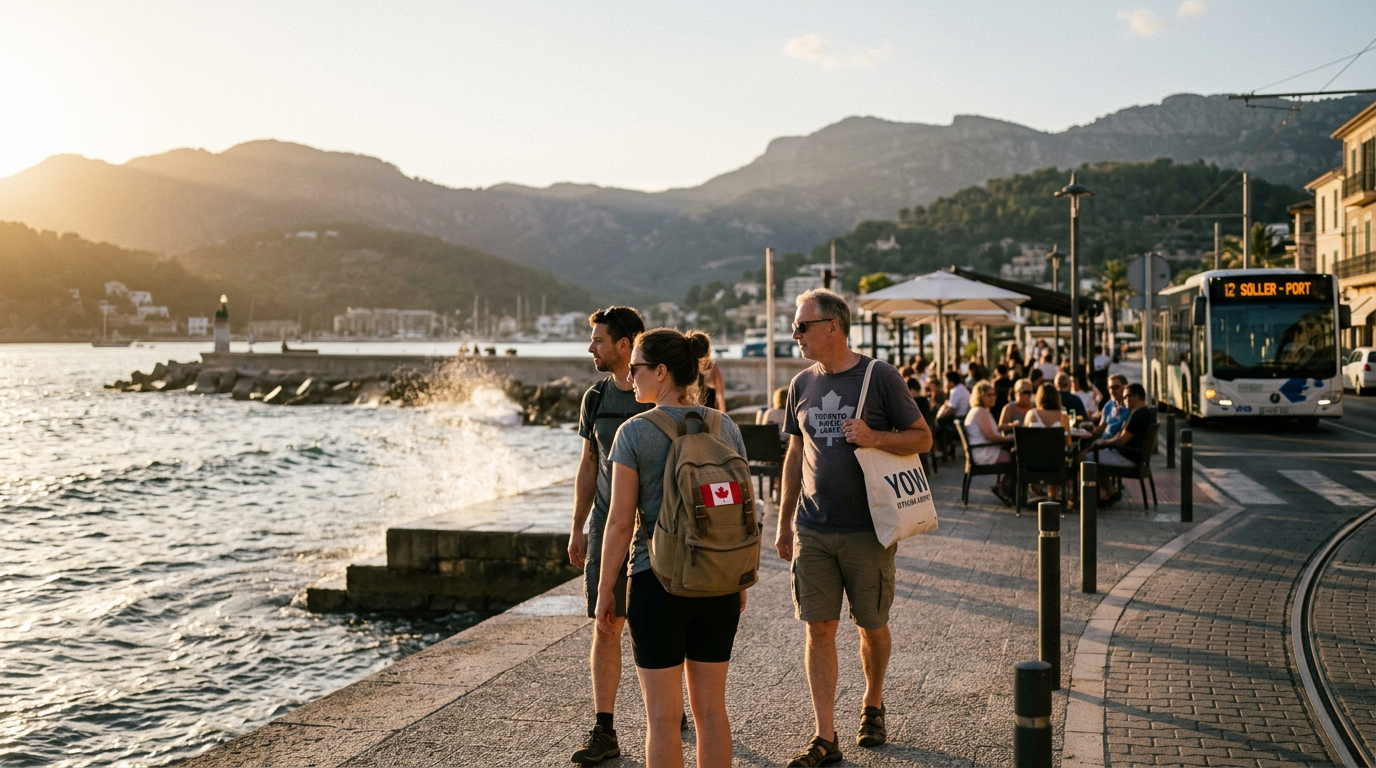 Kanadensiska turister väljer Mallorca över USA i sommar