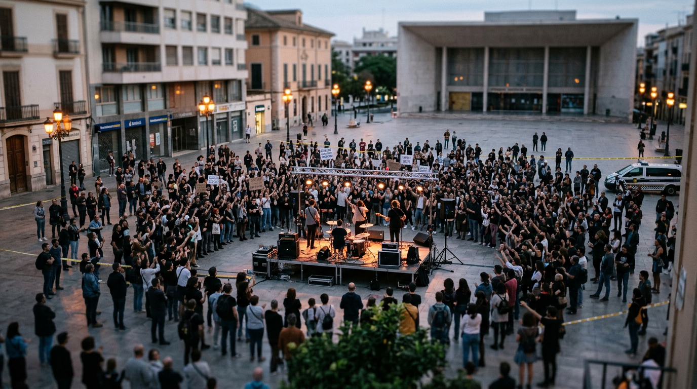 Konsertarrangörer riskerar böter efter lördagens protest