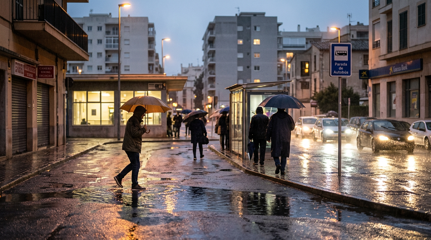 Kraftiga regn drar in över Mallorca i helgen
