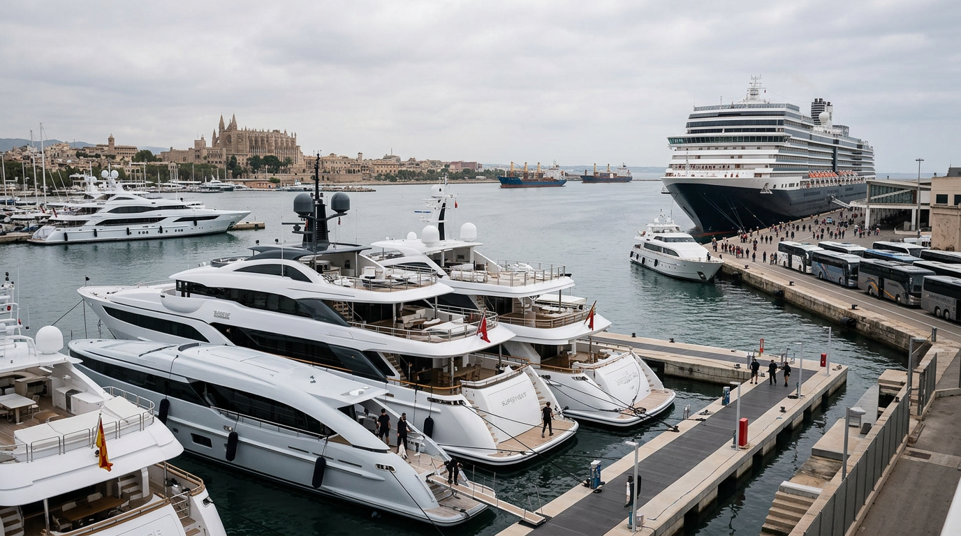 Kryssningar på Mallorca: Megayachter utmanar massturismen