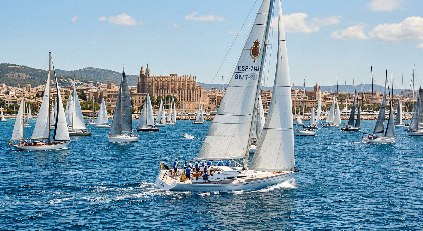 Kungafamiljens sommartradition på Mallorca lockar turister