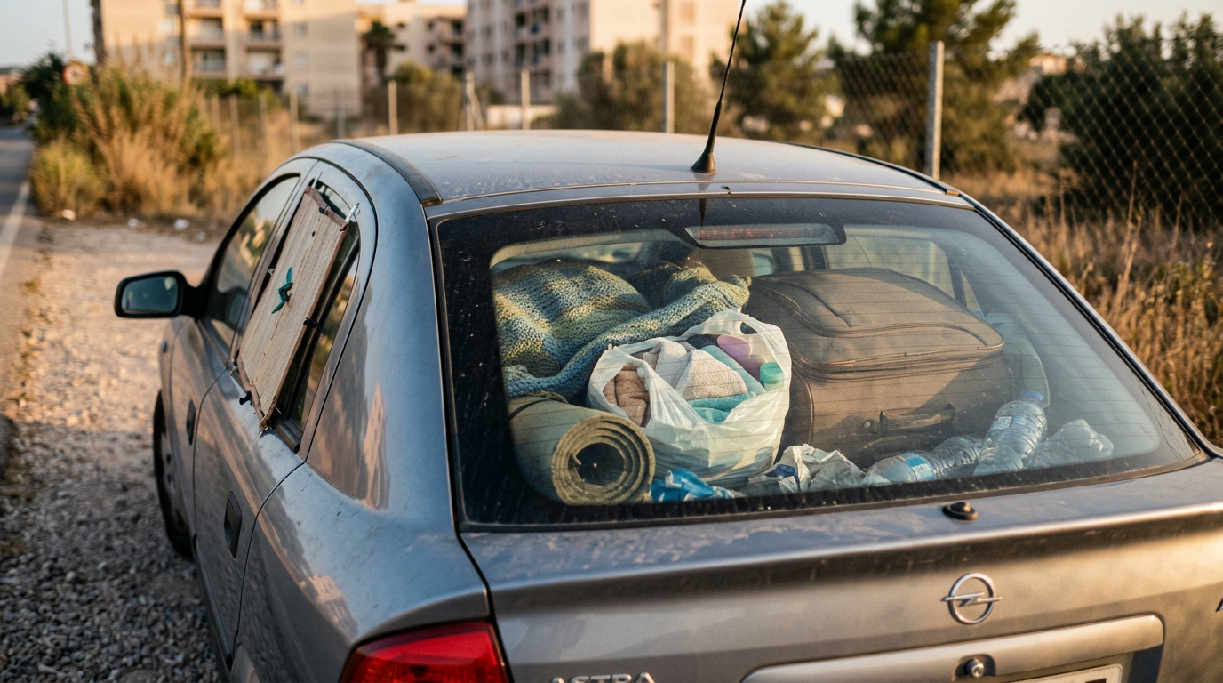 Kvinna sov två månader i bilen på Mallorca