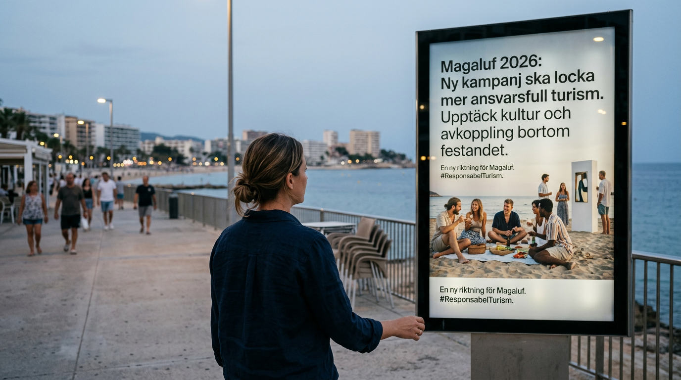Magaluf 2026: Ny kampanj ska locka mer ansvarsfull turism