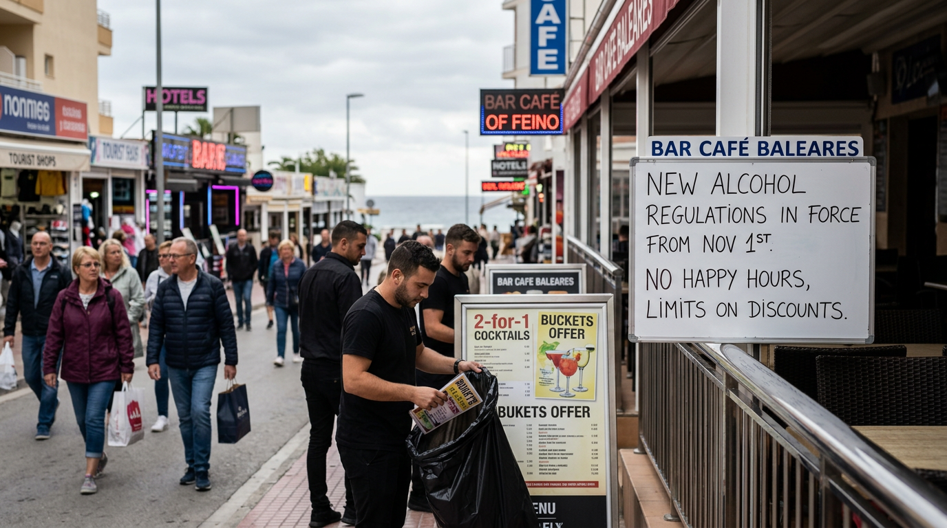 Magaluf får nya regler för alkoholpriser i barerna