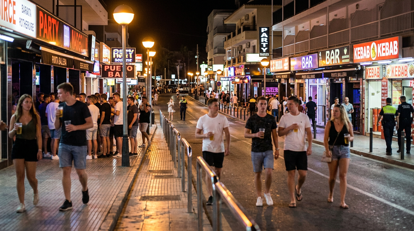 Magaluf överväger förbud mot högljudda fester