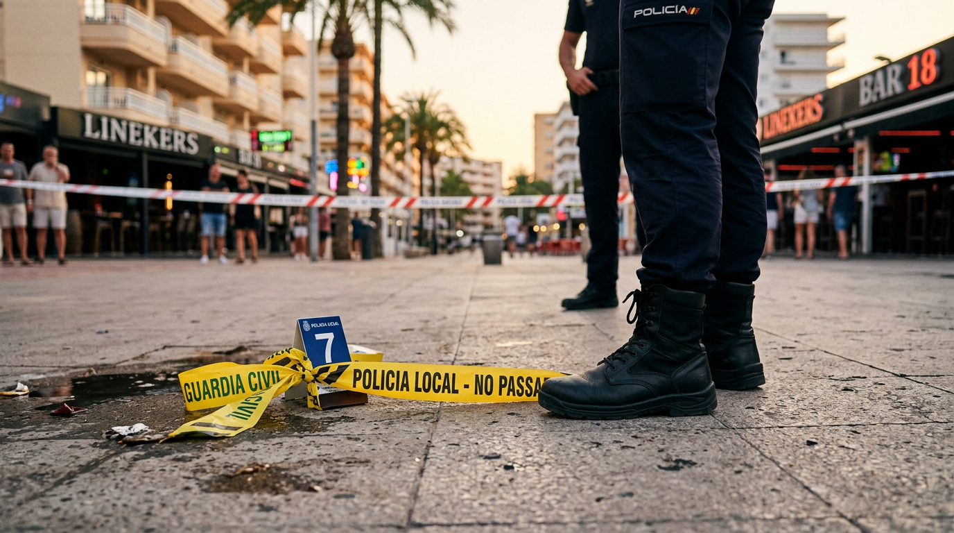 Magaluf skakas av knivdåd när ännu en britt grips