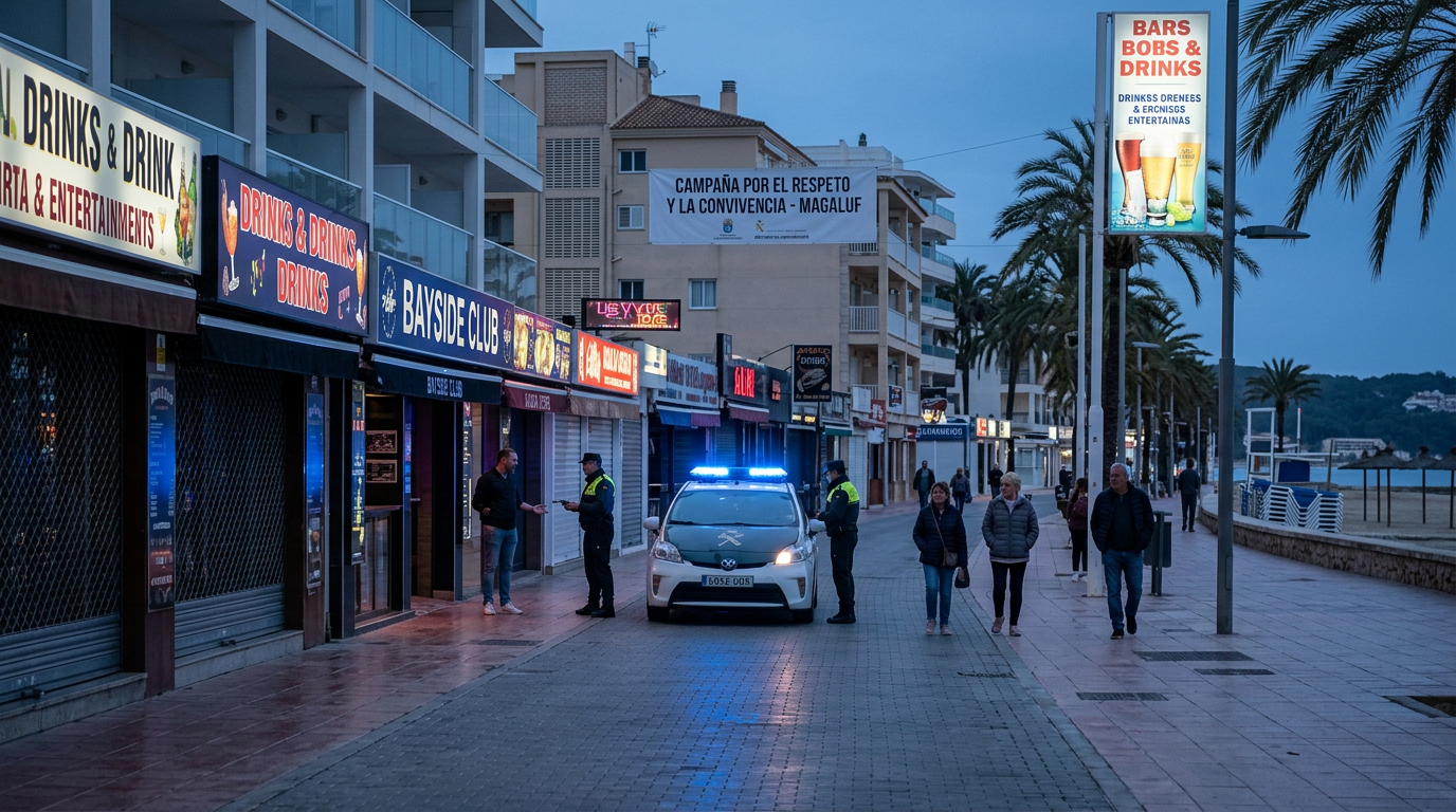 Magaluf skärper kontrollen av nattlivet inför vintersäsongen
