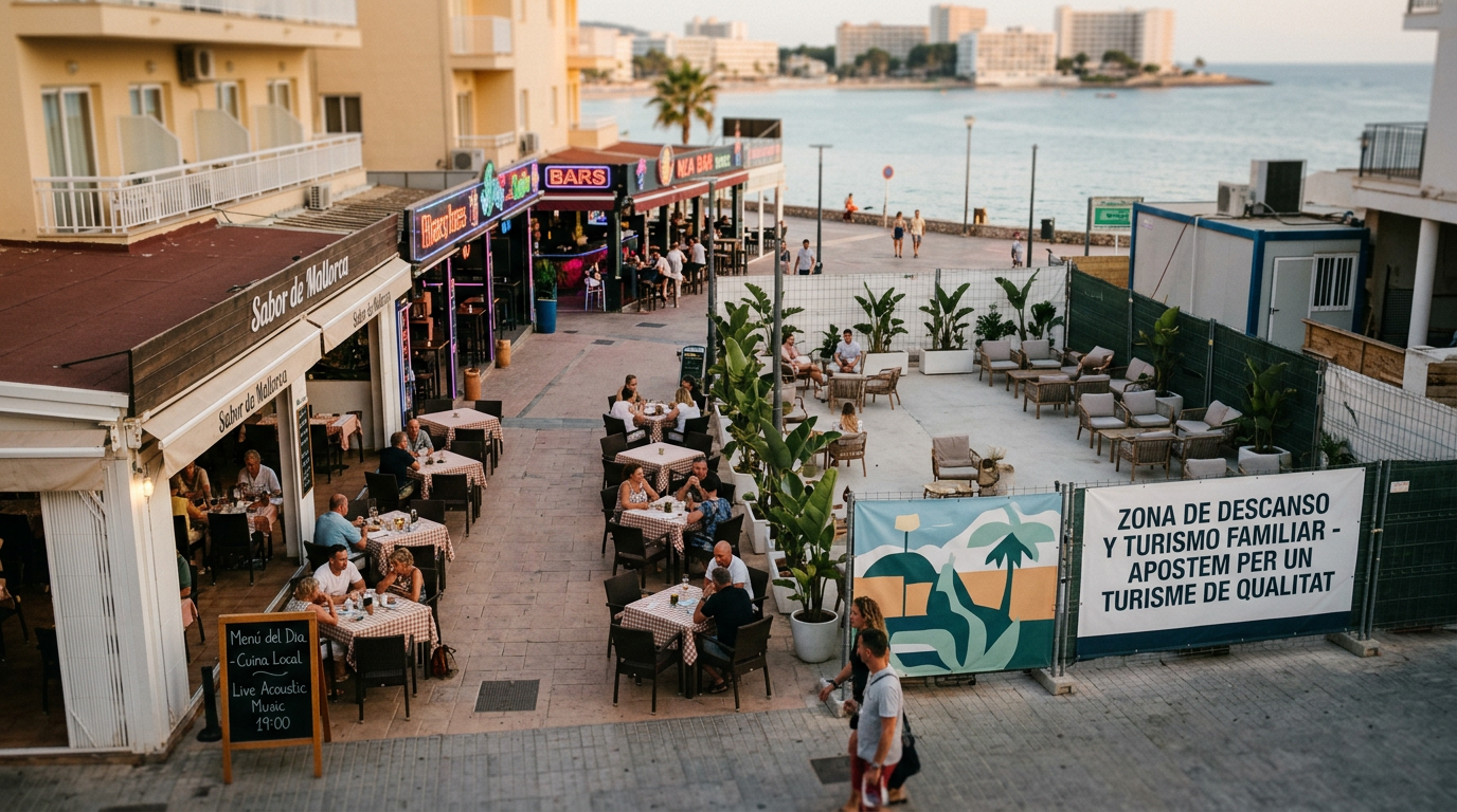 Mallorca satsar på lugnare nöjesliv, färre barer