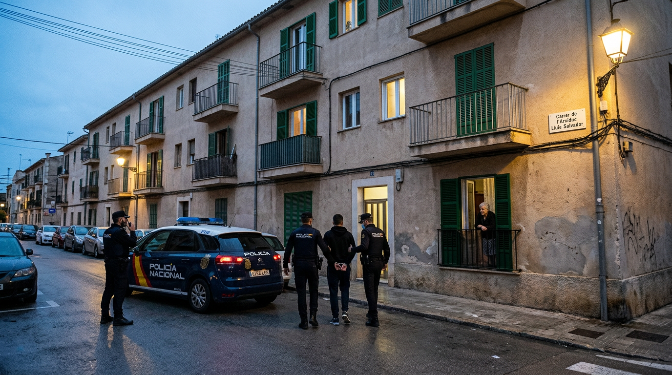 Mallorcapolis grep ledare för ungdomsgäng som begick inbrott