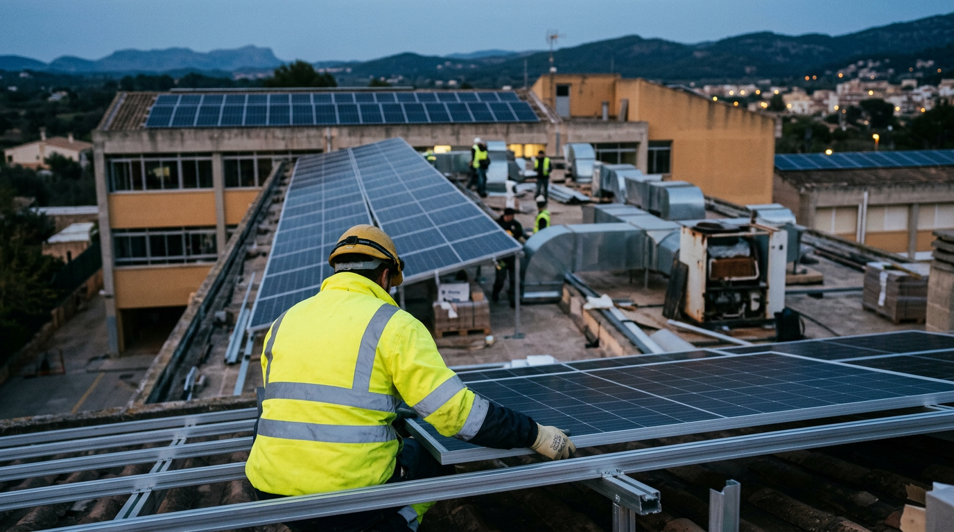 Mallorcas skolor satsar stort på energirenovering