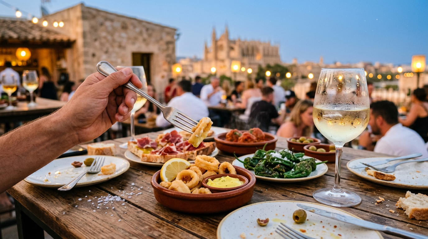 Mallorca kvällar: Jazz, tapas och stjärnklara takterrasser