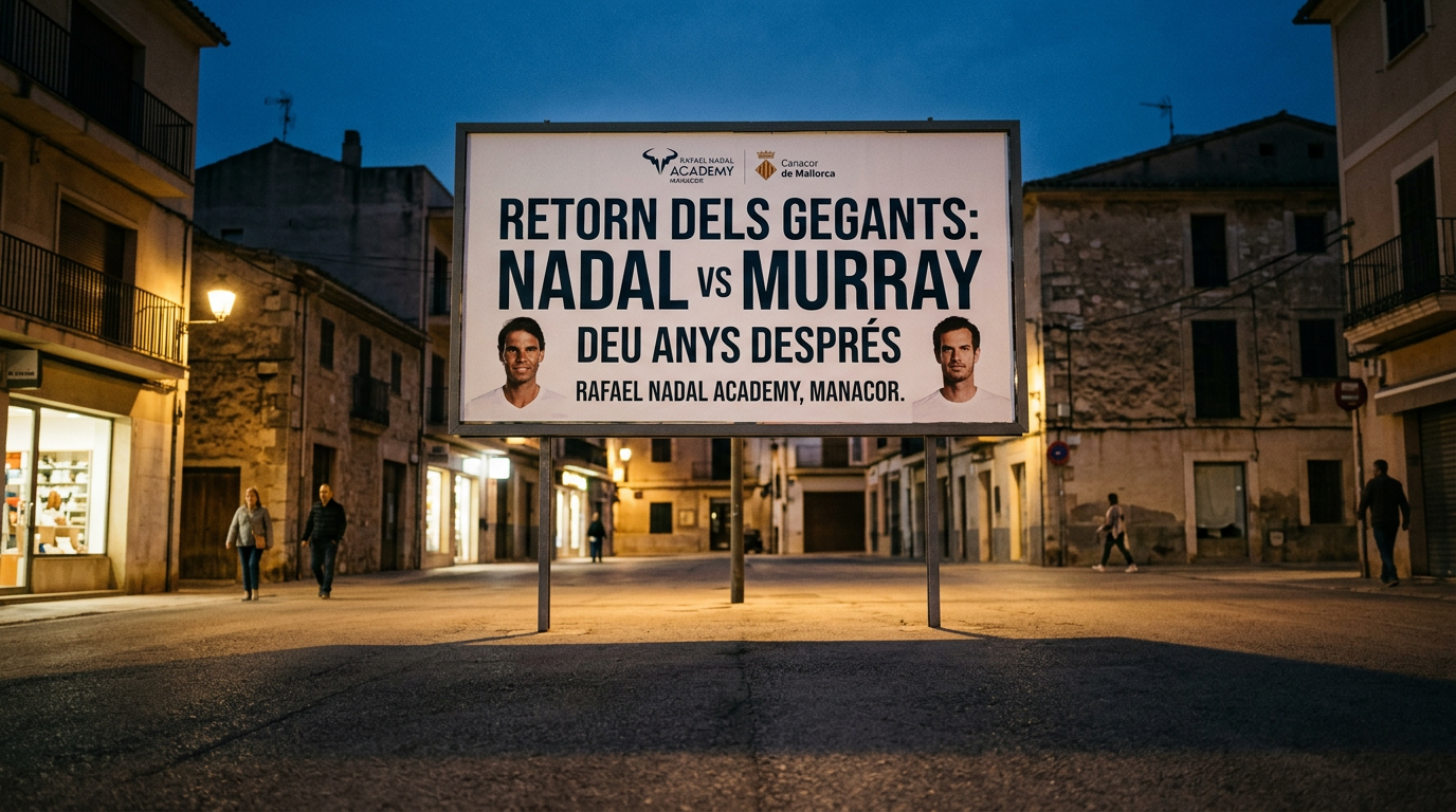 Manacor får se Nadal möta Murray i retur efter decennium