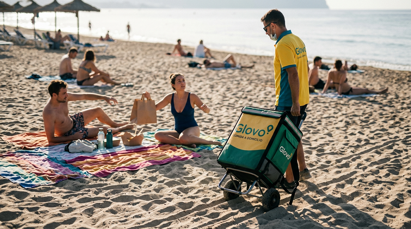 Matleverans till stranden: Spaniens sommarvanor förändras