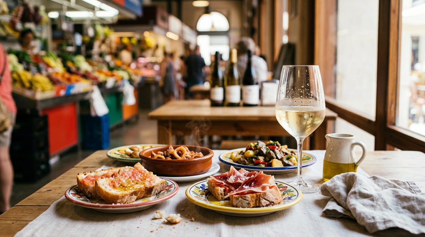 Matmarknader på Mallorca lockar med vin och tapas