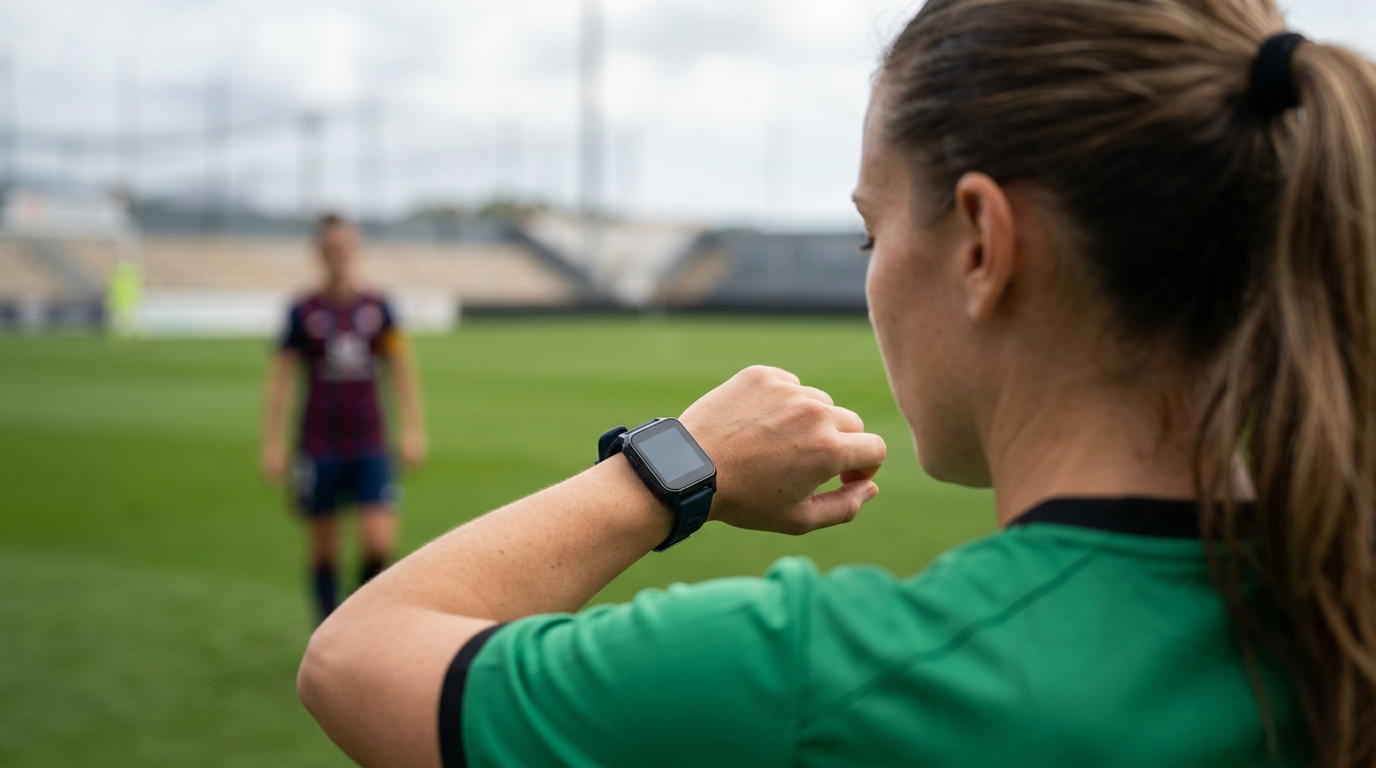Ny teknik skyddar fotbollsdomare