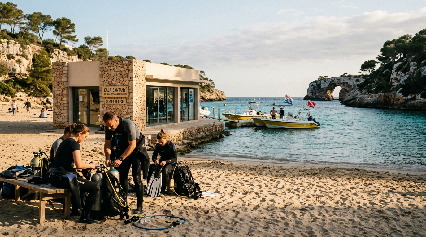 Nytt dykcenter öppnar i Cala Santanyí – fokus på hållbar undervattensturism
