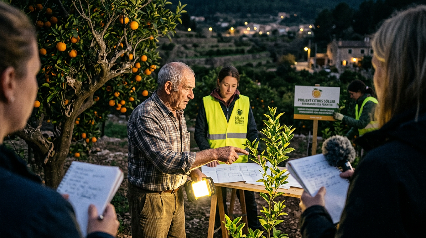 Nytt projekt ska rädda hotad citrusodling i Sóller – hopp om ljusare framtid