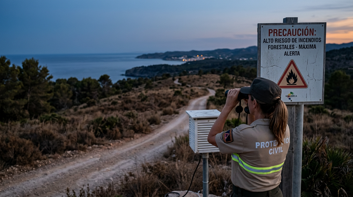 Ökad risk för skogsbränder – hettan håller i sig på Mallorca